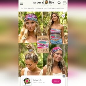 🌻 Lot of 4 🌻: Natural Life BOHO Bandeau